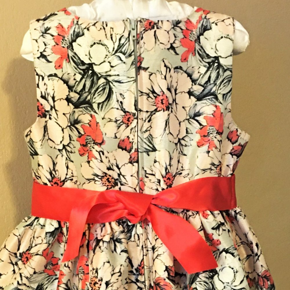 BONNIE JEAN Girls Floral Sleeveless Dress   Size 4 - Picture 7 of 11